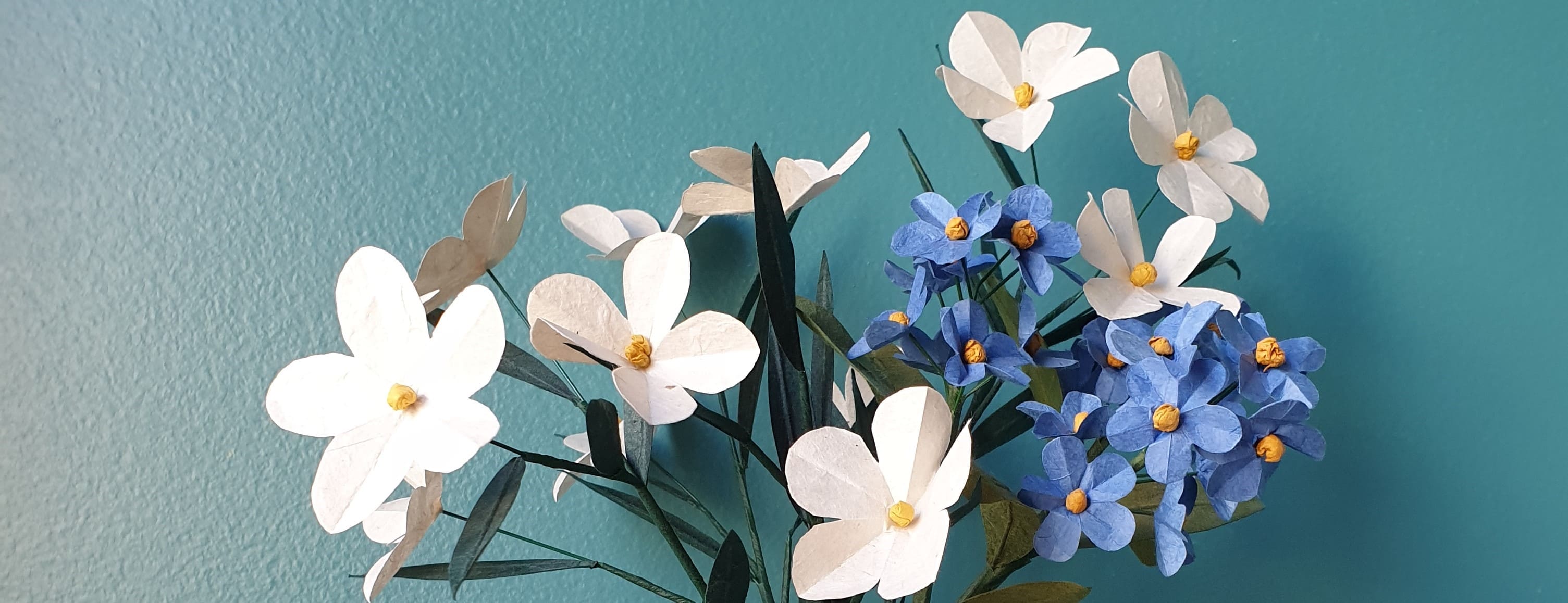 kits fleuris en papier népalais