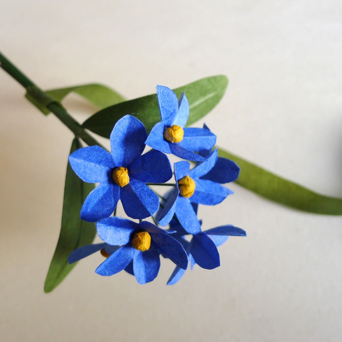 photo étape 6 fleurs tuto myosotis