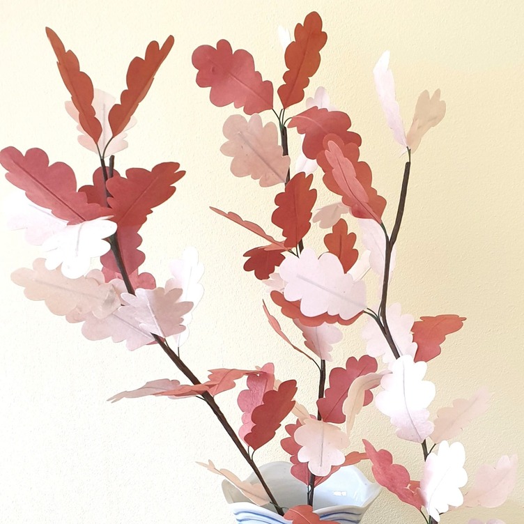 photo étape 6 fleurs tuto chêne