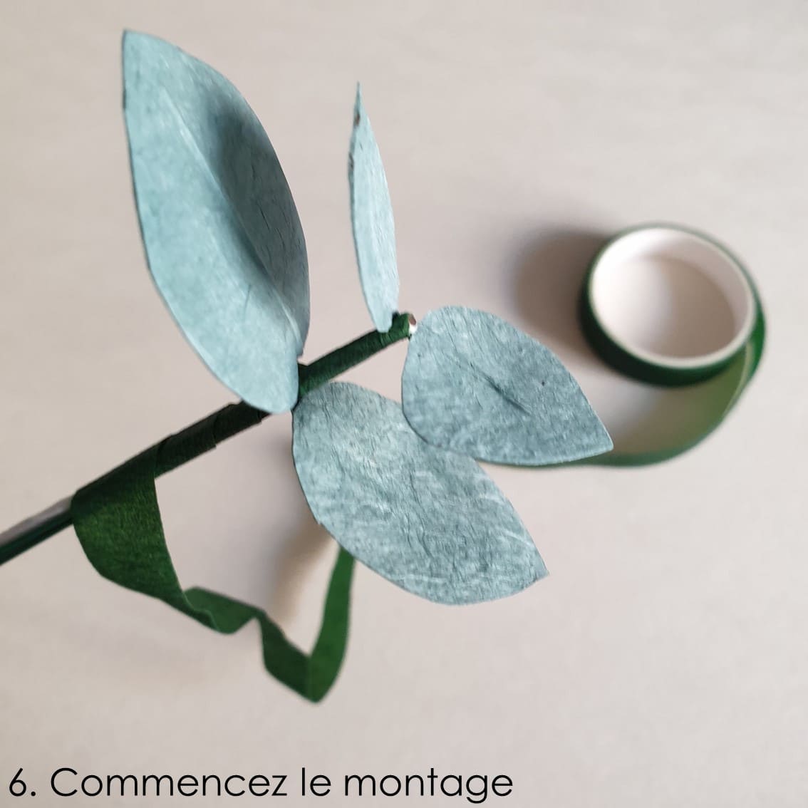 photo étape 6 fleurs tuto eucalyptus