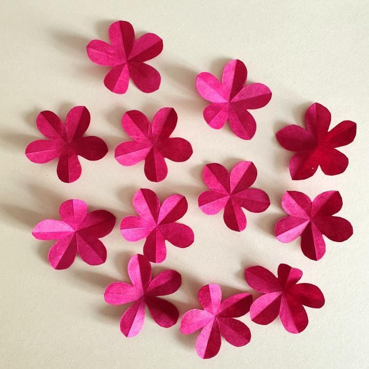 photo étape 2 tuto fleurs de lin