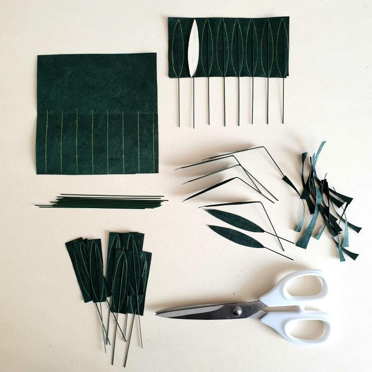 photo étape 4 tuto fleurs de lin