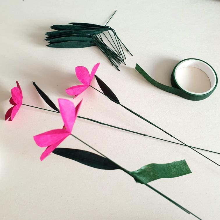 photo étape 5 tuto fleurs de lin