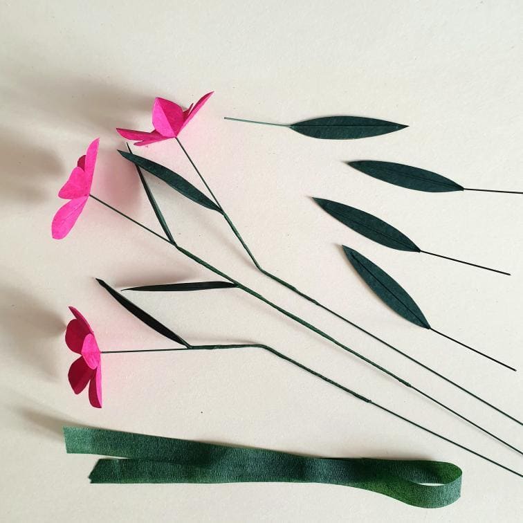 photo étape 6 tuto fleurs de lin