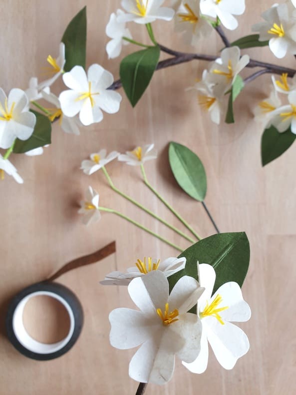 photo étape 8 tuto branches de cerisier