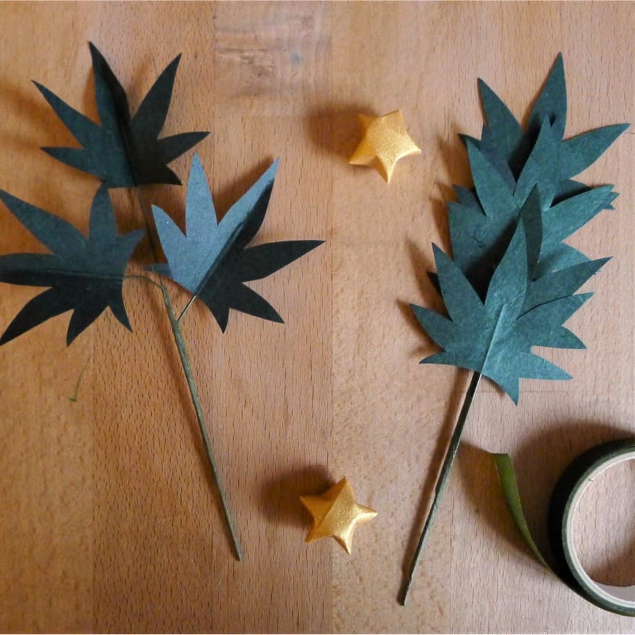 photo étape 1 couronne érable