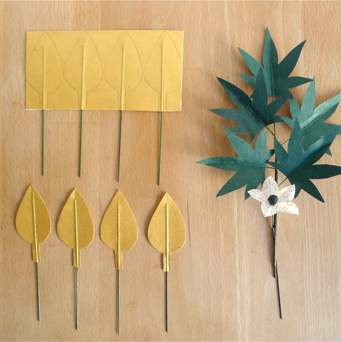 photo étape 3 fleurs de prunus