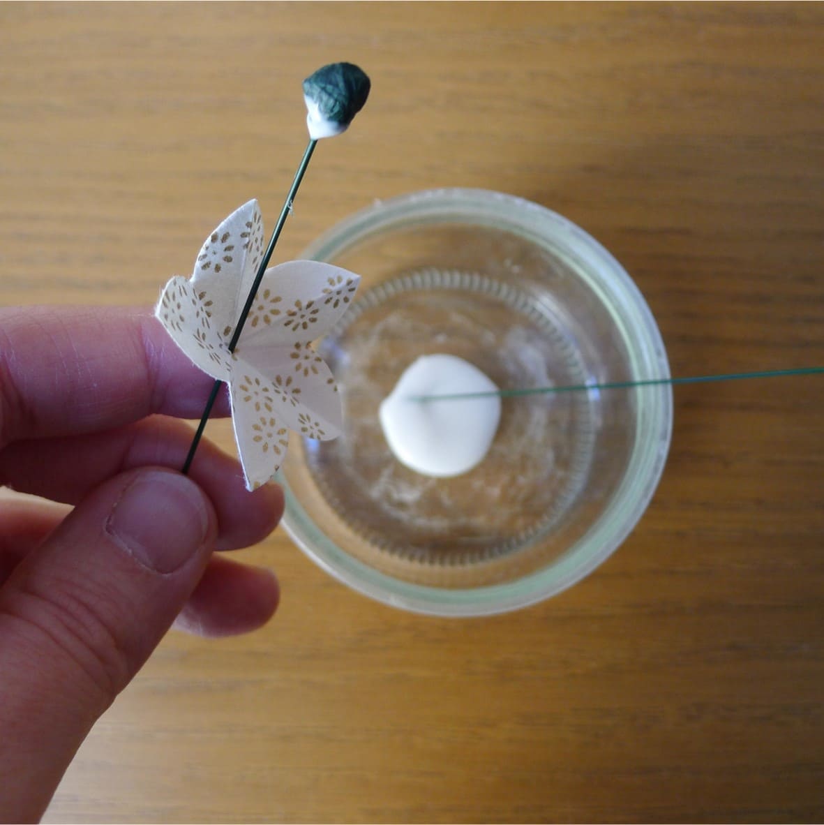 photo étape 2 fleurs de cerisier